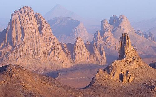 Moon Landscape at Ahaggar National Park